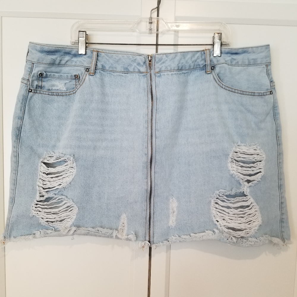 Forever 21+ Jean Skirt